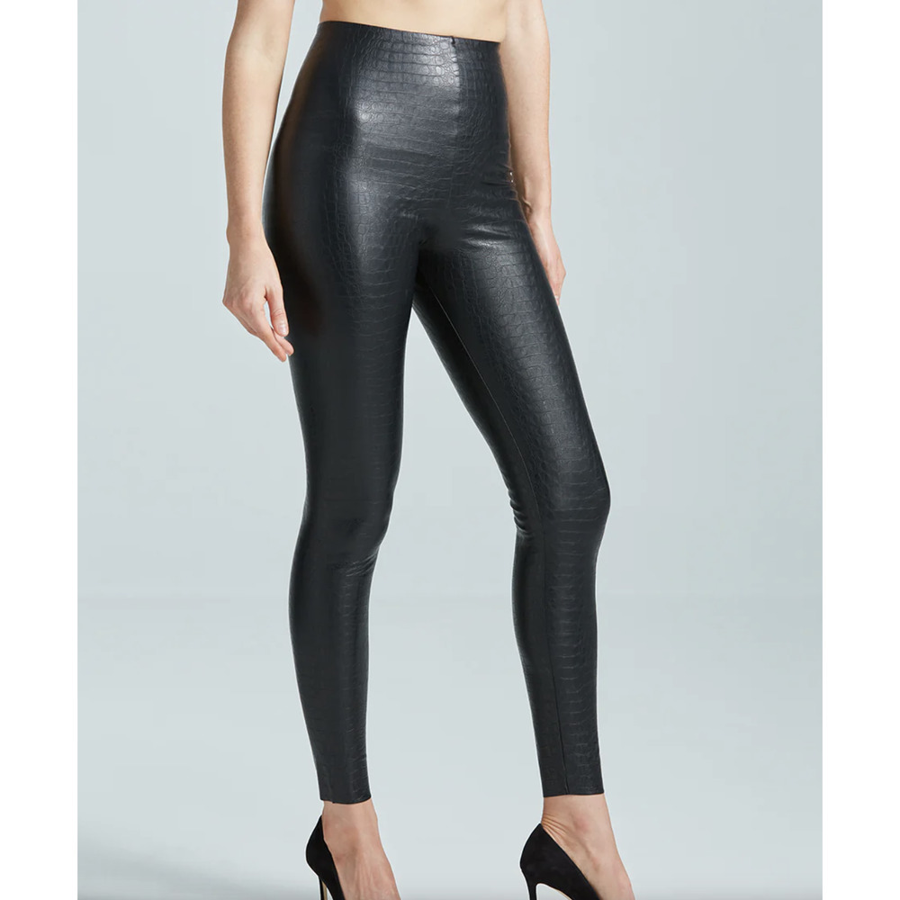 Commando Faux Leather Animal Legging M